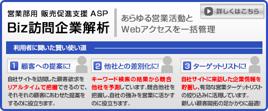 Biz訪問企業解析